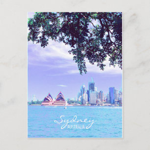 Postal Vista de las aguas del Opera House Sydney Harbour
