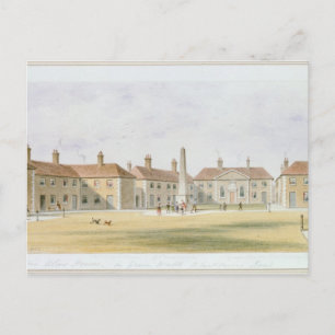 Postal Vista de las casas de almas de Charles Hopton, 185