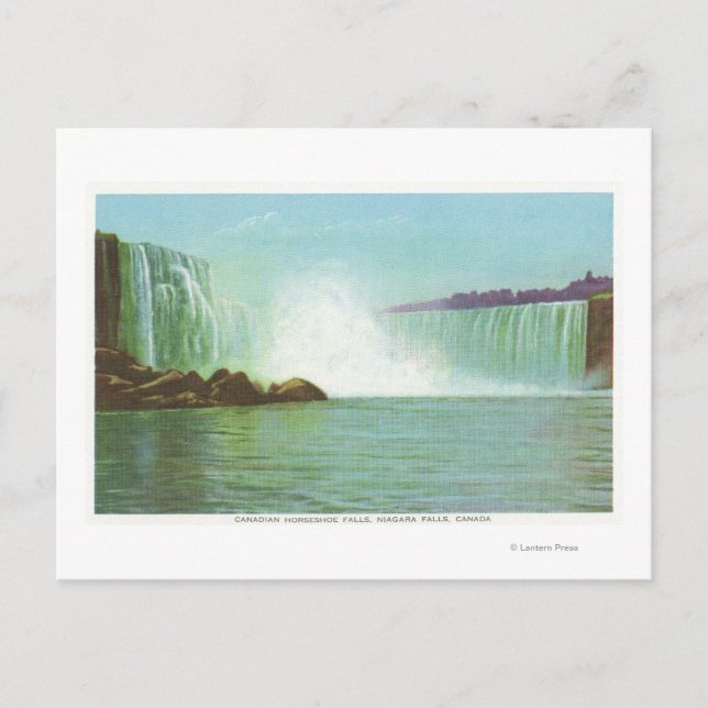Postal Vista de las cataratas de Horseshoe (Anverso)