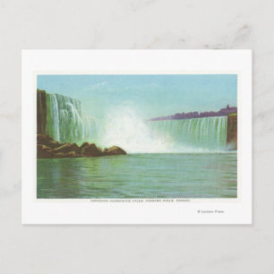 Postal Vista de las cataratas de Horseshoe