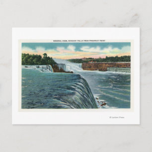 Postal Vista de las Cataratas del Niágara desde el punto