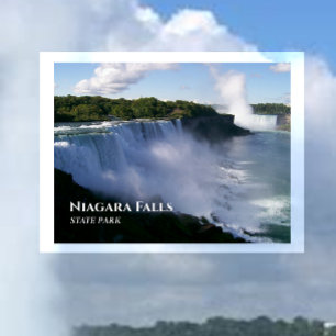 Postal Vista de las cataratas del Niágara desde la torre