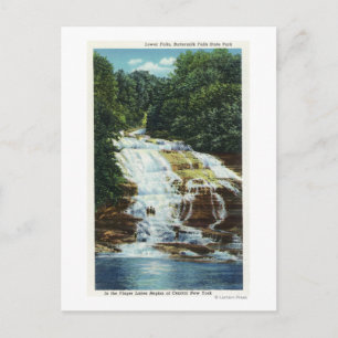 Postal Vista de las Cataratas Inferiores del Parque Estat
