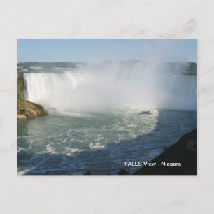 Postal Vista de las cataratas: Niagara USA Canadá