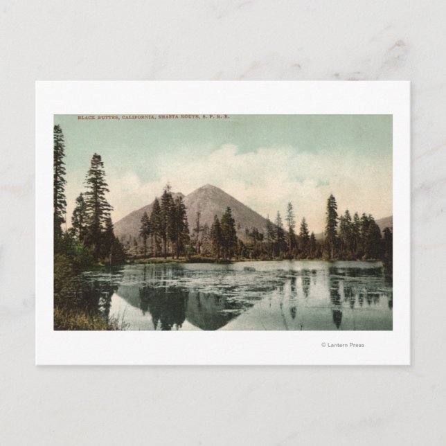 Postal Vista de las murallas negras a lo largo de la ruta (Anverso)