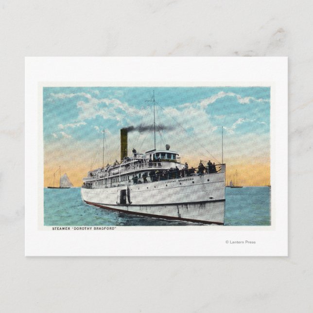 Postal Vista de las típicas dunas de arena de Cape Cod (Anverso)