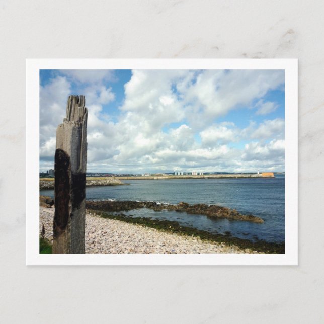 Postal Vista de línea costera (Anverso)