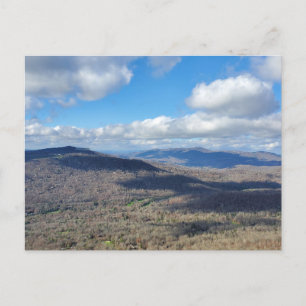 Postal Vista de Linville, NC desde la montaña Grandfather