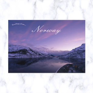 Postal Vista de Lofoten Noruega