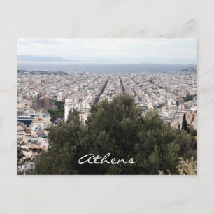 Postal vista de los atenientes