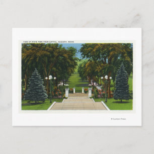 Postal Vista de los pasos del Capitolio sobre el Parque E