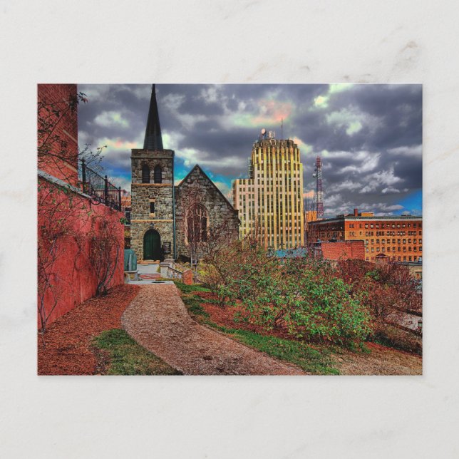 Postal vista de lynchburg (Anverso)