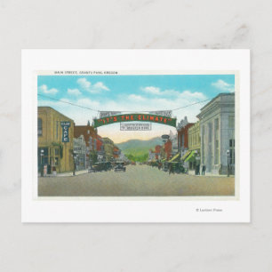 Postal Vista de Main StreetGrants Pass, OR