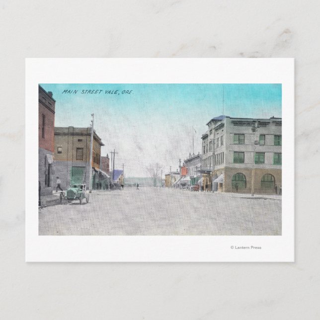 Postal Vista de Main StreetVale, OR (Anverso)