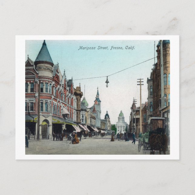 Postal Vista de Mariposa StreetFresno, CA (Anverso)