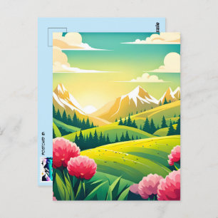 Postal Vista de montaña, Posttravesía