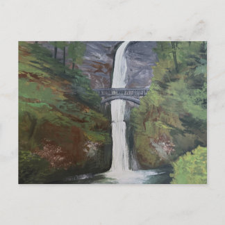 Postal Vista de Multnomah Falls