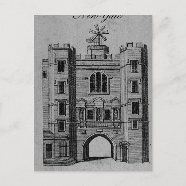 Postal Vista de Newgate (Anverso)