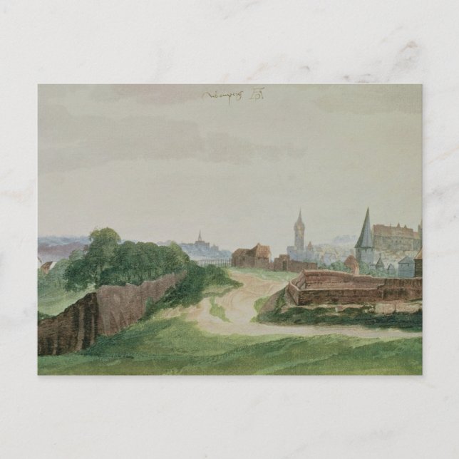 Postal Vista de Nuremberg, 1496-97 (Anverso)