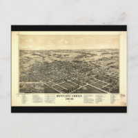 Vista de ojos de pájaro de Bowling Green Ohio (188