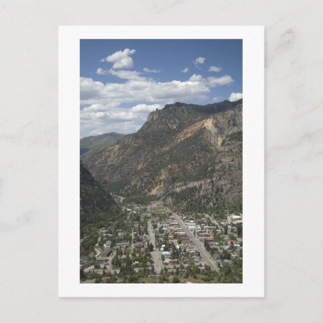 Postal vista de ouray (Anverso)