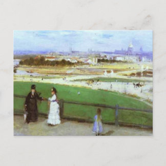 Postal Vista de París desde el Torcadero
