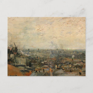 Postal Vista de París desde Montmartre por Vincent van Go