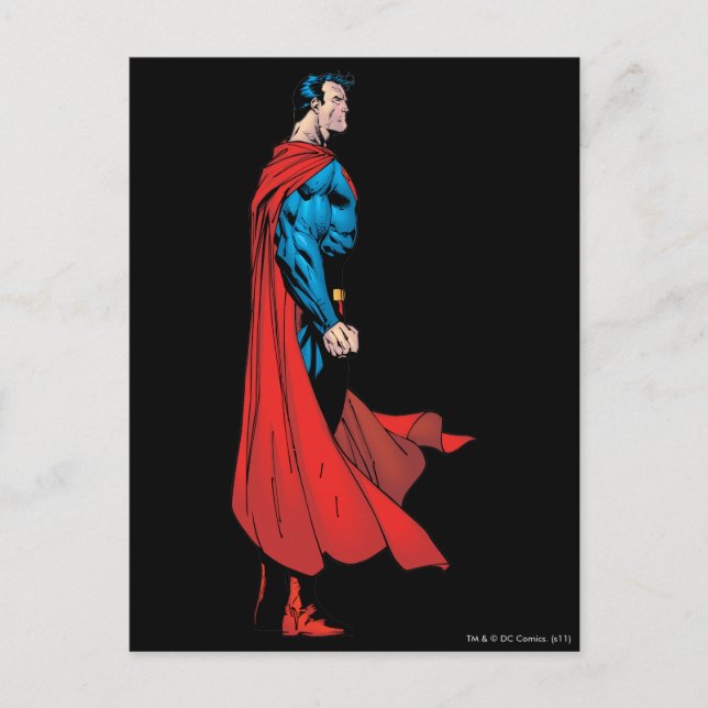 Postal Vista de perfil (Anverso)