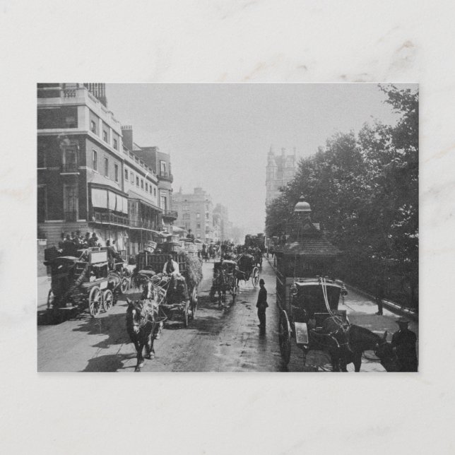 Postal Vista de Piccadilly, c.1900 (Anverso)