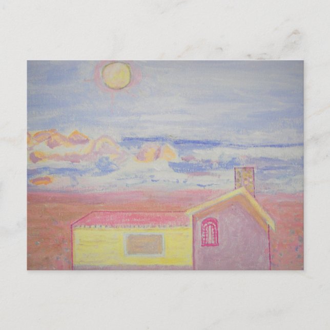 Postal Vista de playa (Anverso)