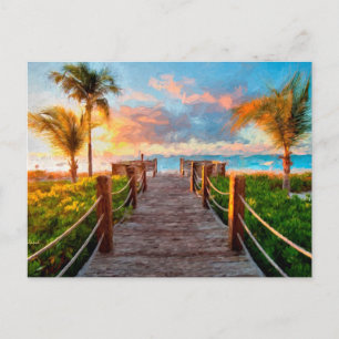 Postal Vista de playa