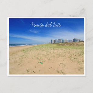 Postal vista de playa de punta