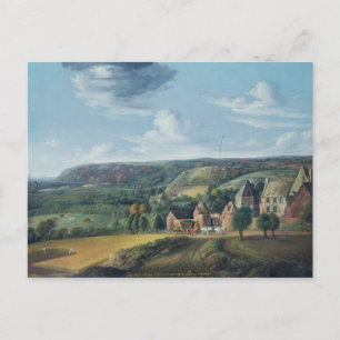 Postal Vista de Potrel Manor, cerca de Dragey en Normandí