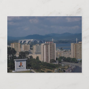 Postal Vista de Pyongyang, Corea del Norte
