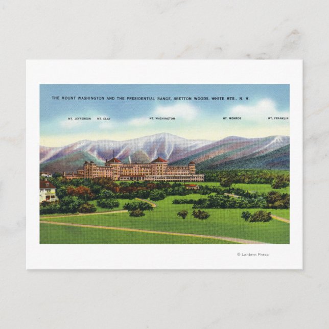 Postal Vista de rango presidencial (Anverso)