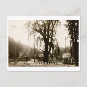 Postal Vista de Roslyn, Long Island, NY 1915 Vintage