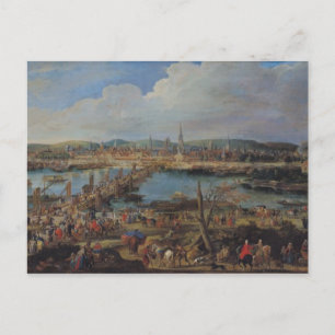 Postal Vista de Rouen desde Saint-Sever, c.1715-20