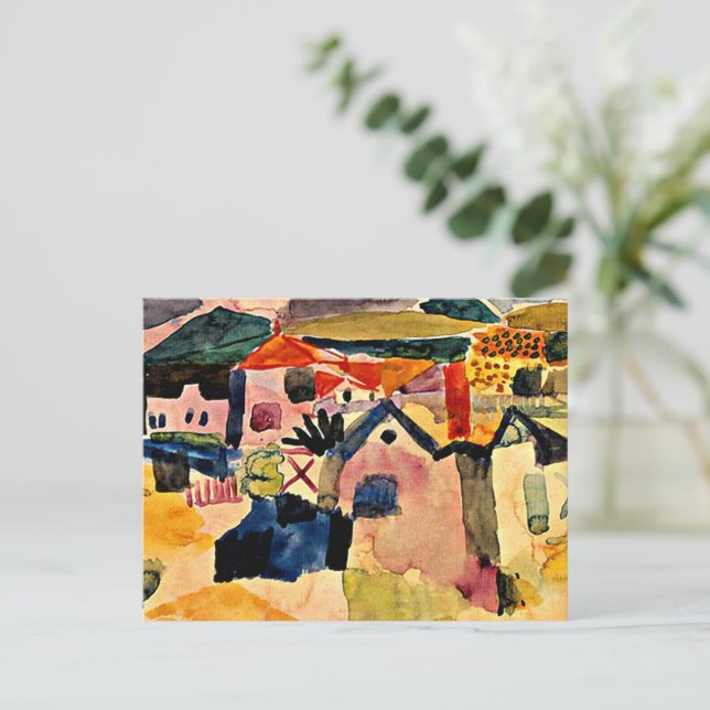 Postal Vista de Saint Germain, Paul Klee, (Anverso de pie)