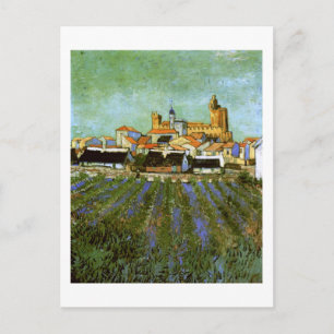 Postal Vista de Saintes-Maries (F416) Van Gogh Bella Arte