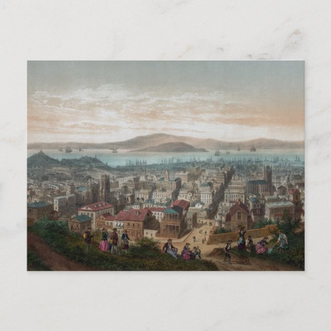 Postal Vista de San Francisco (1860) (Anverso)