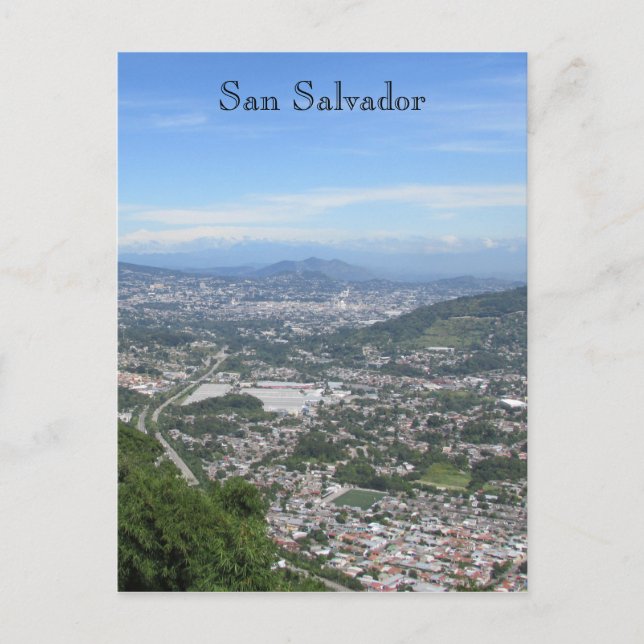 Postal vista de san salvador (Anverso)