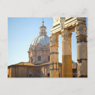 Postal Vista de Santi Luca e Martina en el Foro Romano