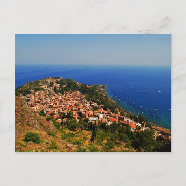 Postal Vista de Taormina 2 (Anverso)