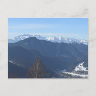 Postal Vista de Tatras desde Beskids