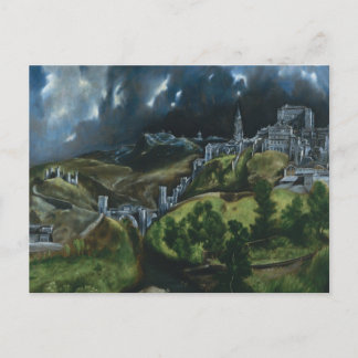 Postal Vista de Toledo de El Greco