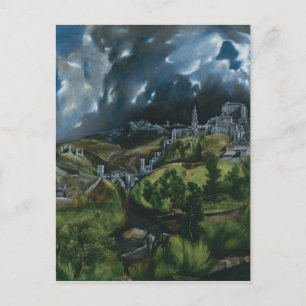 Postal Vista de Toledo, El Greco