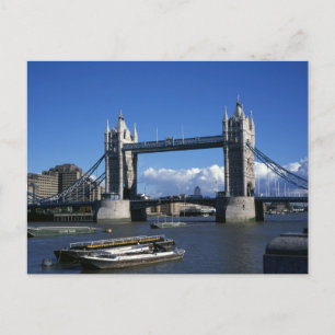 Postal Vista de Tower Bridge en los años 90