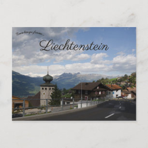 Postal Vista de Triesenberg Liechtenstein