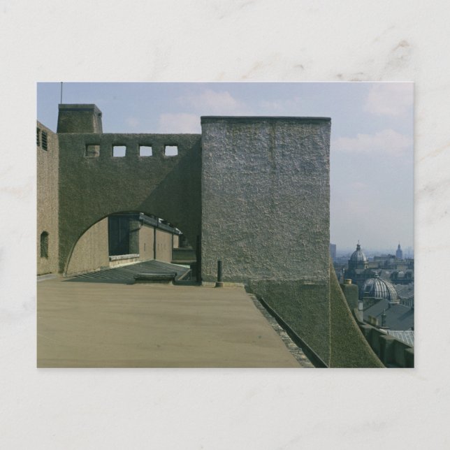 Postal Vista de un arco de techo desde el oeste, construi (Anverso)