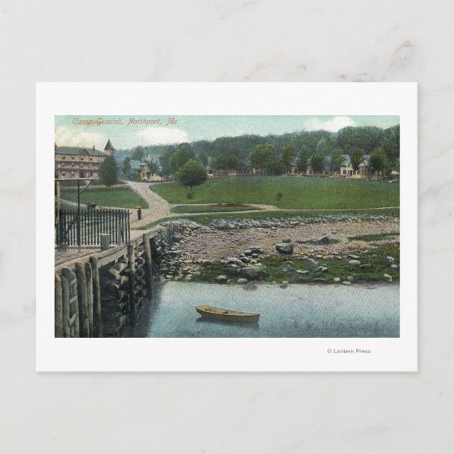 Postal Vista de un campo (Anverso)